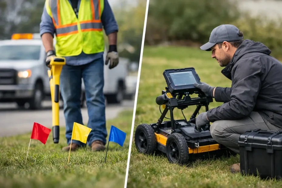 811 Versus Private Utility Locating