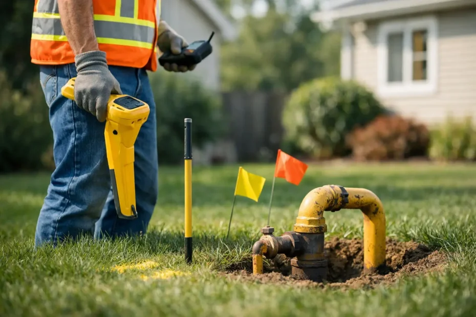 How to Locate Gas Line on Private Property