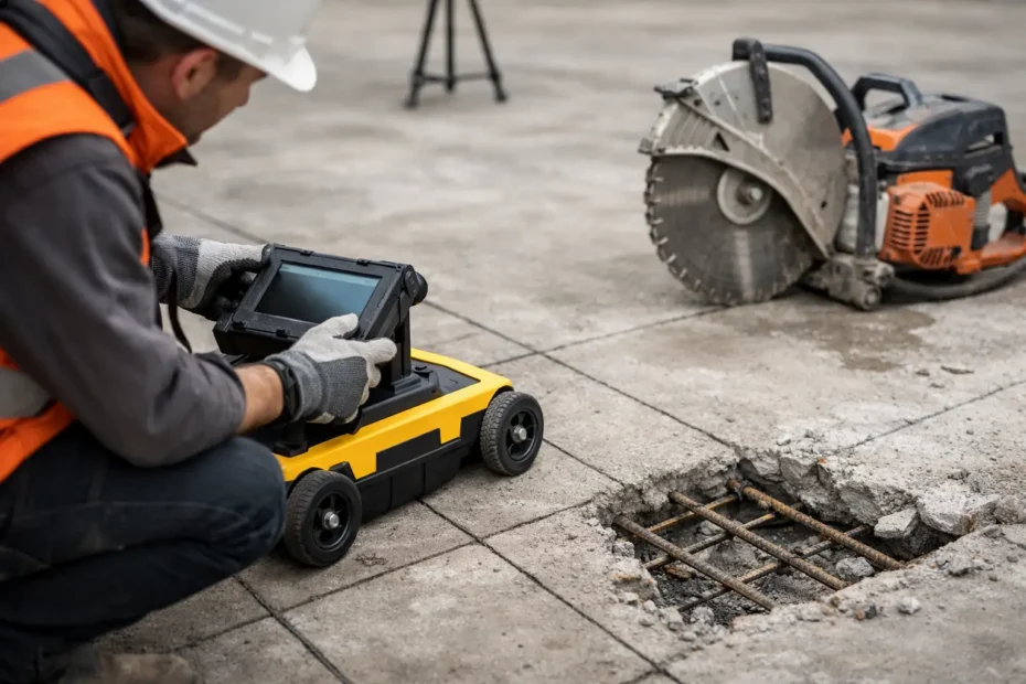 How to Map Rebar Before Cutting Concrete