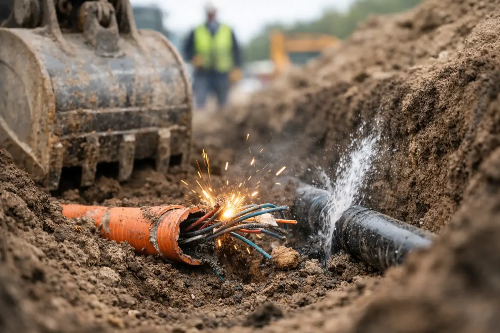 Top Causes of Excavation Utility Strikes